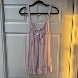 Victoria's Secret Light Purple Chemise Babydoll Dress with Bow